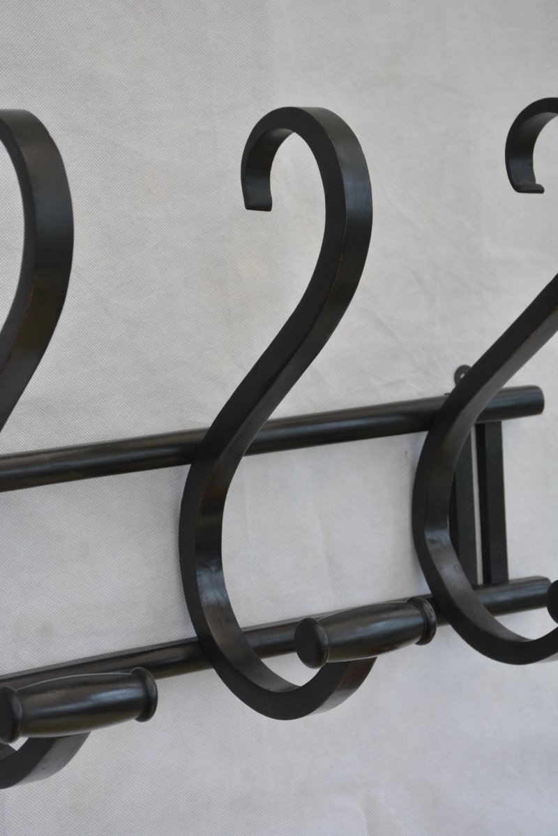 Ebonised Bentwood Coat Rack Coat Hooks - Image 11